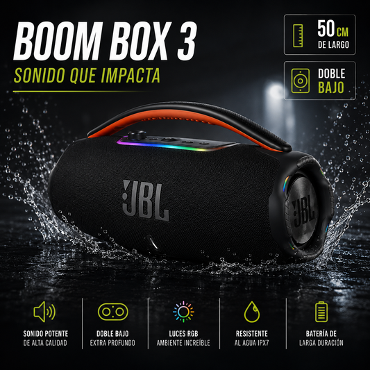 Parlante Boombox GIGANTE